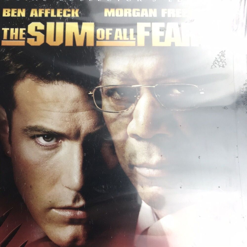 NEW Paramount DVD Sum Of All Fears Special Edition Affleck Freeman Thriller